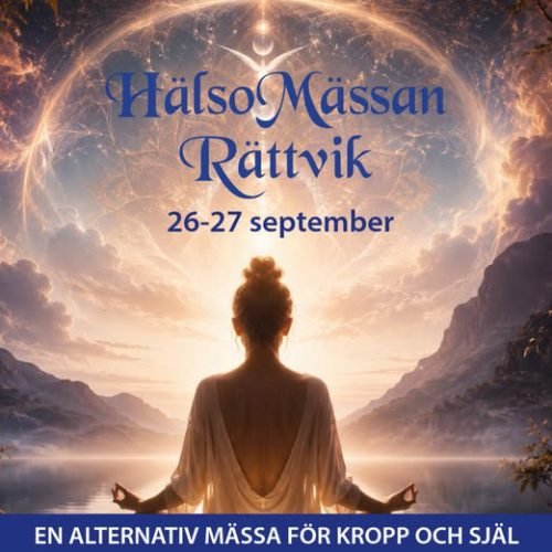 Hälsomässan i Rättvik den 26/9-27/9 2026 – MIN MEDVERKAN ÄR INSTÄLLD PÅ GRUND AV SJUKDOM!