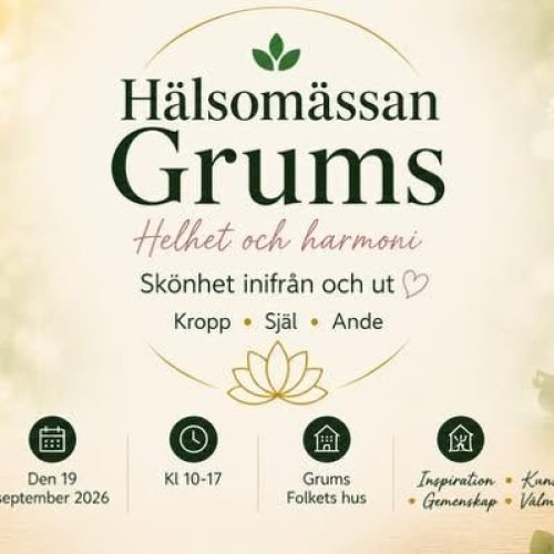 Hälsomässan i Grums – 19/9 – 2026